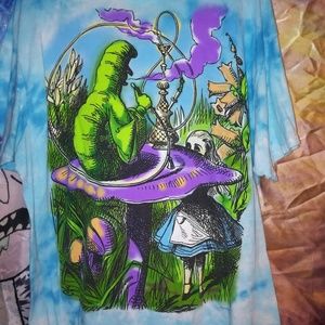 Tie Dye Alice and Wonderland T-shirt